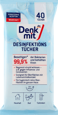 Desinfektionstücher für Flächen, 40 St