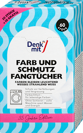 Farb- und Schmutzfangtücher (50+10 Gratis), 60 St Denkmit