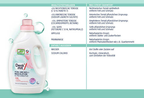 Delicate &amp; Wol Wasmiddel Lotion Ultra Gevoelig, 30 Wl