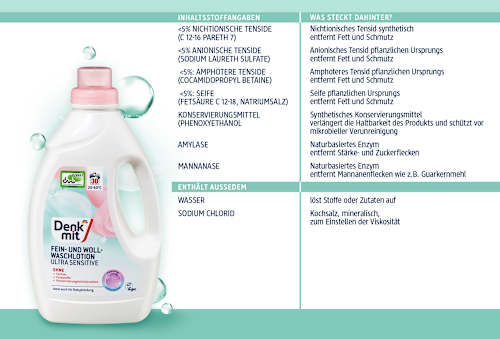 Delicate &amp; Wol Wasmiddel Lotion Ultra Gevoelig, 30 Wl