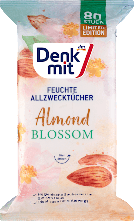 Feuchte Allzwecktücher Almond Blossom, 80 St
