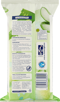 Feuchte Allzwecktücher Aloe Vera, 80 St Denkmit