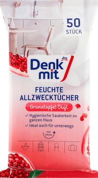 Feuchte Allzwecktücher Granatapfel, 50 St