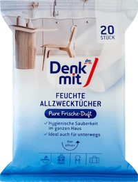 Feuchte Allzwecktücher Pure Frische, Reisegröße, 20 St