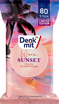 Feuchte Allzwecktücher Warm Sunset, 80 St