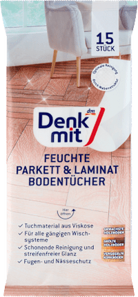 Feuchte Bodentücher Parkett & Laminat, 15 St