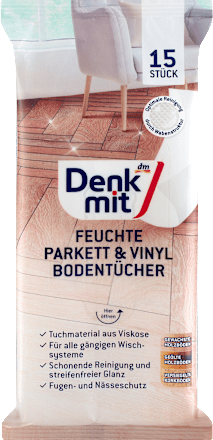 Feuchte Bodentücher Parkett & Vinyl, 15 St