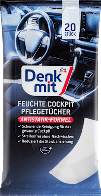 Feuchte Reinigungstücher für Autopflege, 20 St Denkmit