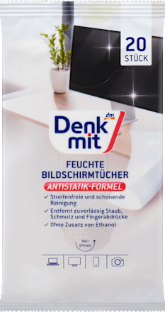 Natte schermreinigingsdoekjes, 20 stuks
