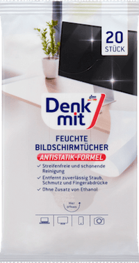 Natte schermreinigingsdoekjes, 20 stuks