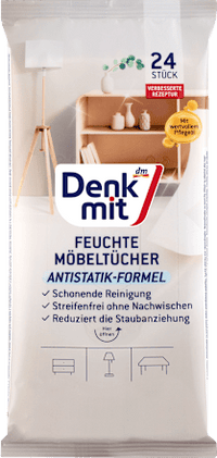 Feuchte Reinigungstücher für Möbel, 24 St