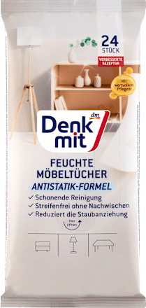 Denkmit Feuchte Reinigungstücher für Möbel, 24 St
