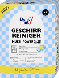 Geschirrspülmittel-Tabs Multi-Power (40+5 Gratis), 45 St Denkmit