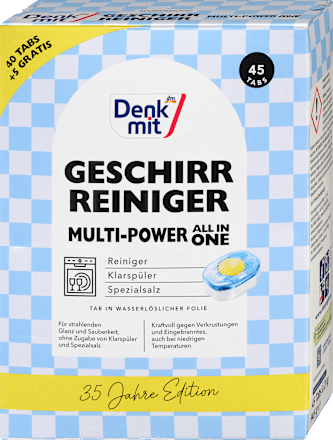 Geschirrspülmittel-Tabs Multi-Power (40+5 Gratis), 45 St Denkmit