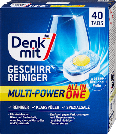 Multi-Power afwastabletten, 40 stuks