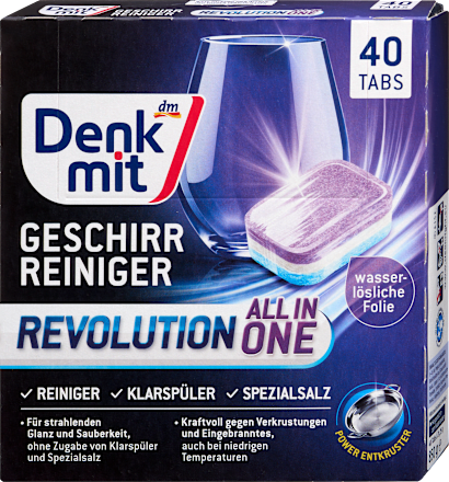 Vaatwastabletten Revolution, 40 stuks