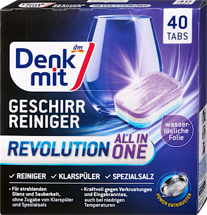 Geschirrspülmittel-Tabs Revolution, 40 St