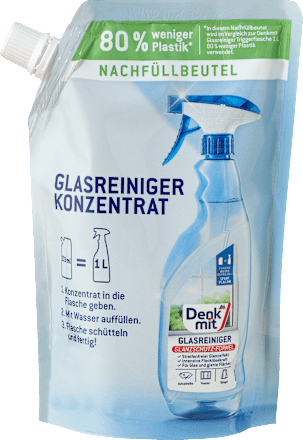 Glasreiniger Konzentrat Nachfüllpack, 333 ml