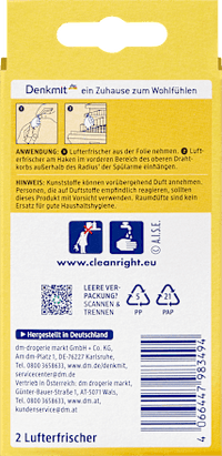 Spülmaschinen-Deo, Lemon&Mint, 2 St