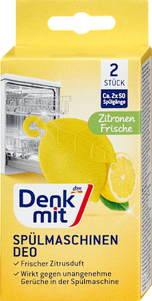Spülmaschinen-Deo Zitronen-Frische, 2 St Denkmit