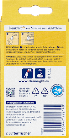 Spülmaschinen-Deo Zitronen-Frische, 2 St Denkmit