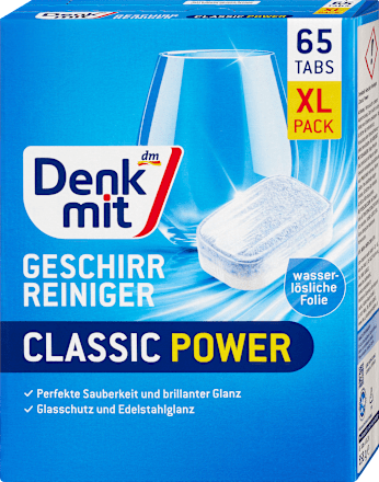 Klassieke vaatwastabletten, 65 stuks