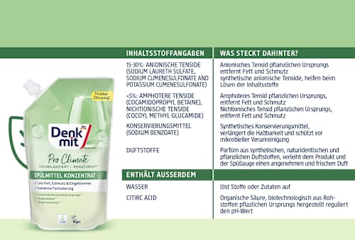 Afwasmiddelconcentraat Pro Climate, 500 ml