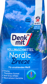 Denkmit Vollwaschmittel Pulver Nordic Breeze, 30 Wl