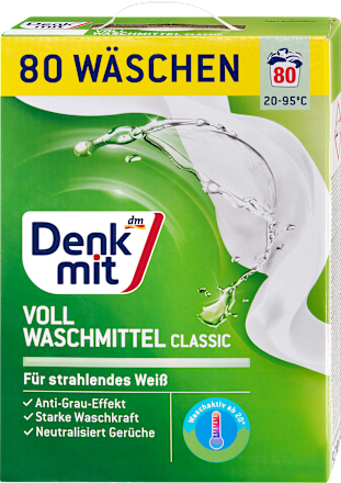 Vollwaschmittel Pulver, 80 Wl