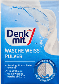 Wäsche Weiß Pulver, 50 g