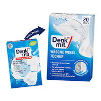 Wasdoeken wit, 20 stuks