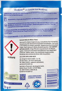 Wäsche Weiß, 50 g Denkmit