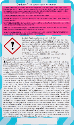 Waschmaschinenreiniger 4-Fach-Stark, 4 St Denkmit
