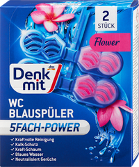 WC-Blauspüler Flower, 2 St
