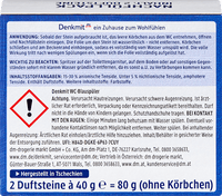 Toilet blauw spoelmiddel navulverpakking, 2 stuks