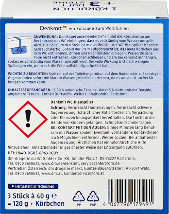 WC-Blauspüler, 3 St