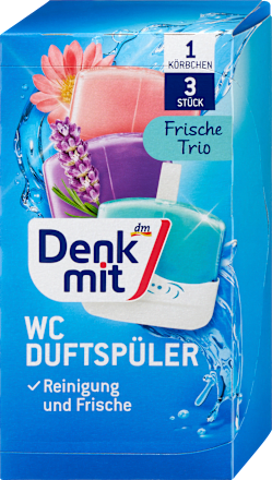 Toiletluchtverfrisser frisheid trio, 3 stuks