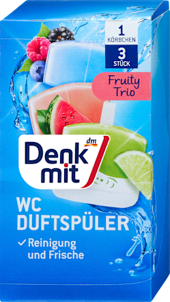 Toiletverfrisser Fruity Trio, 3 stuks
