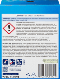 Denkmit WC Duftstein Aqua Splash, 2 St