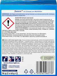 Denkmit WC Duftstein Lemon Splash, 2 St