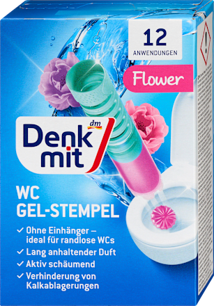 WC-Reiniger Gel Stempel Flower 1 St, 75 ml
