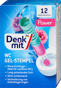 WC-Reiniger Gel Stempel Flower 1 St, 75 ml
