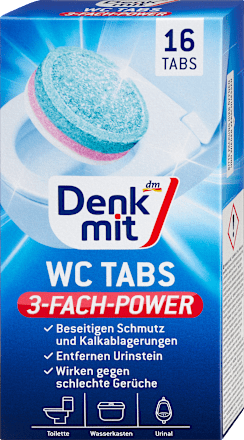 Toiletreinigingstabs, 16 stuks