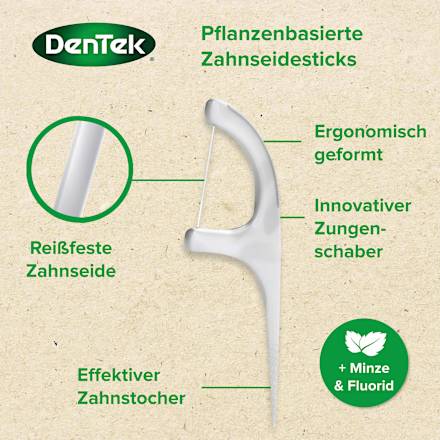 Zahnseidesticks Complete Clean, 40 St DenTek