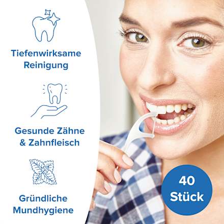 Zahnseidesticks sensitiv, 40 St DenTek