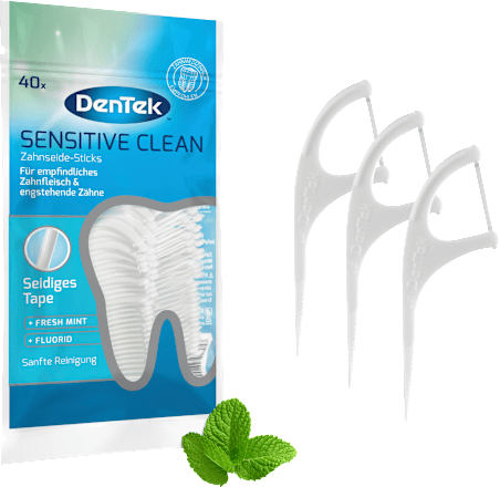 Zahnseidesticks sensitiv, 40 St DenTek