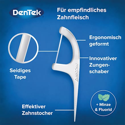 Zahnseidesticks sensitiv, 40 St DenTek
