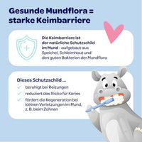 Dentinox Baby Mundflora+ Tandpasta met vingertandenborstel, 0-2 jaar, 30 ml