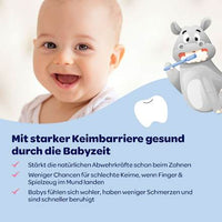 Dentinox Baby Mundflora+ Tandpasta met vingertandenborstel, 0-2 jaar, 30 ml