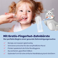 Dentinox Baby Mundflora+ Tandpasta met vingertandenborstel, 0-2 jaar, 30 ml